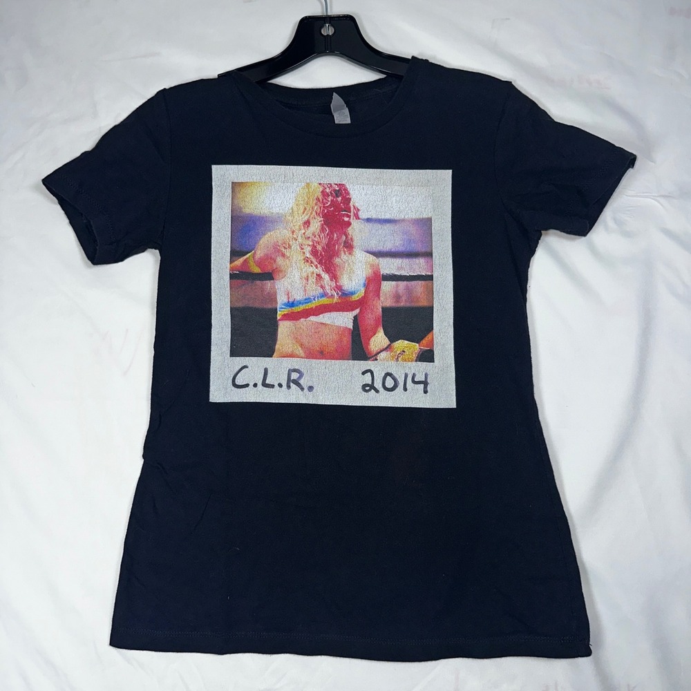 Next Level Apparel C.L.R. 2014 Graphic Tee Black Polaroid Print Shirt Small
